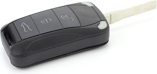Porsche Cayenne Knife-type Key Case 3 Buttons