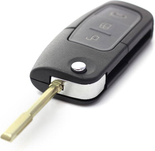 Ford 3-button Flip Key Case