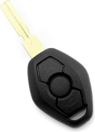 Bmw 3-button Key Case 4-track Blade Premium Quality Carguard