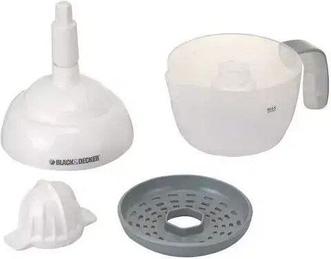 Black & Decker Storcător electric 30W cu capacitate 500ml Alb