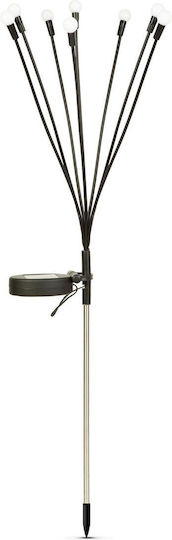 Solar Lamp Firefly 8 Warm White Leds 70 Cm