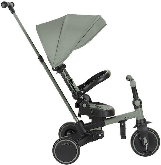 Kikka Boo Aluma Convertible with Parental Handle 8 in 1 for 12 Months Army Green