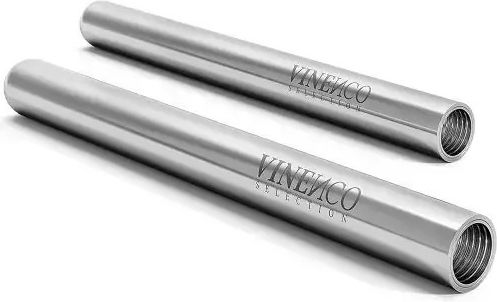 Vinenco Selection Комплект Охладители За Вино 203748888-11-26-13 2 Метални Пръчки 19см Сребърни