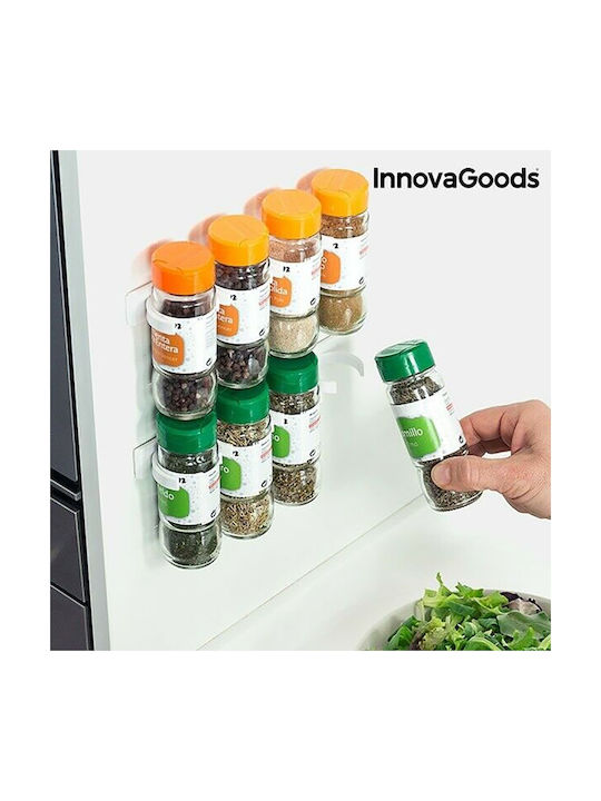 InnovaGoods Plastic Wall Mounted Spice Rack Organizer