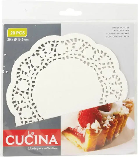 Cucina Stand de tort Hârtie 16.5x16.5cm 80pcs