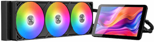 Xigmatek Connect Pro 360 Water Cooling System AIO CPU With 3 Fans 120mm And ARGB Lighting