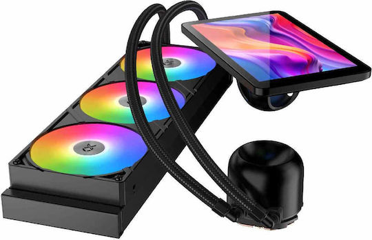 Xigmatek Connect Pro 360 Water Cooling System AIO CPU With 3 Fans 120mm And ARGB Lighting