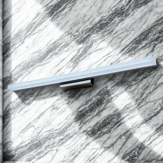 Alista Home Φωτιστικό Τοίχου με Ενσωματωμένο LED και Φυσικό Λευκό Φως Μαύρο