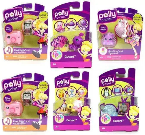 Chippo Miniatur-Spaßspielzeug Polly Pocket Mehrfach