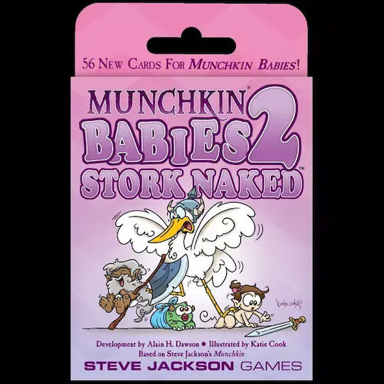 Extensie de Joc Munchkin Babies 2: Stork Naked pentru 3-6 Jucători 14+ Ani (EN) Steve Jackson Games