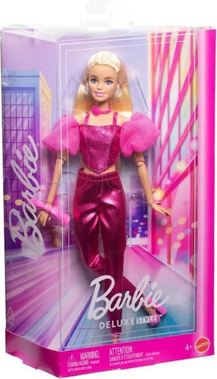 Barbie Deluxe Style Metallic Pink With Blonde Hair For 3+ Years