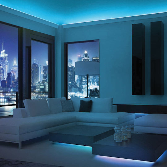 Alista Home Rezistent la apă Inteligent Bandă LED 12V RGB Lumină 5m Tip SMD5050 cu Telecomandă
