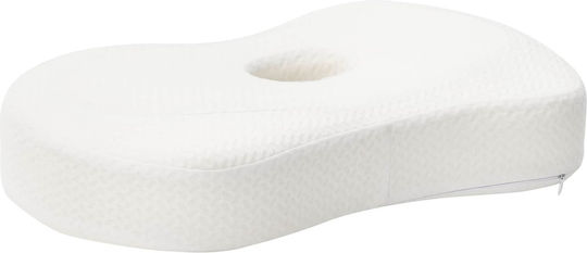 vidaXL Μαξιλάρι με Memory Foam 55x36x10cm σε Λευκό χρώμα 42012696