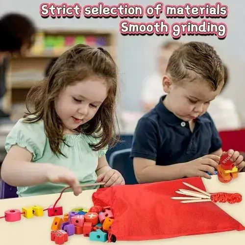 Chippo Монтесори Образователна Игра Букви и цифри от Дърво