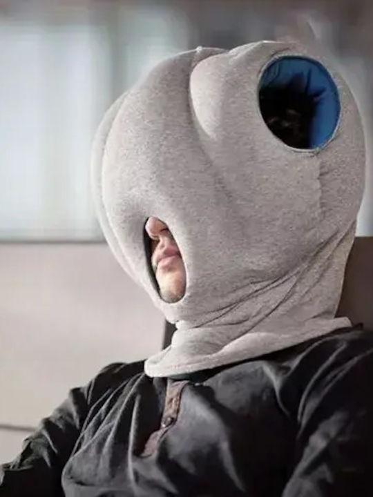 Alien Pillow Jup Zap Nap 8106913-ep5661 Ostrich Innovative Allows You To Rest Anywhere Gray Blue