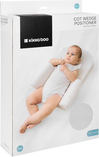 Kikka Boo Βρεφικό Μαξιλάρι Μείωσης Χώρου Memory Foam Airknit Γκρι 51x36εκ. Kikka Boo Βρεφικό Μαξιλάρι Μείωσης Χώρου Memory Foam Airknit Γκρι 51x36εκ.