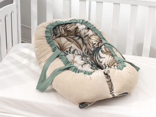 abo Baby Nest Pillow Tropical Leaves 60x100cm