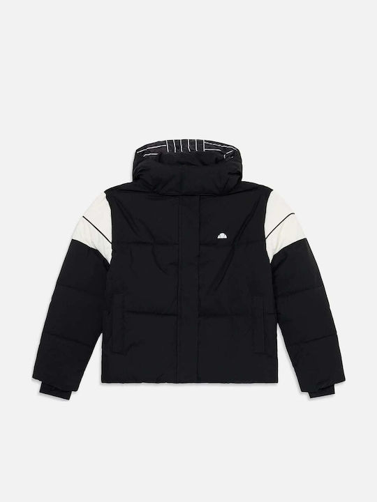 Kids' Casual Jacket with Lining & Hood Black