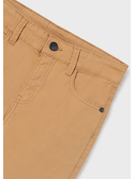Șort/Salopetă Copii din Material Textil Maro