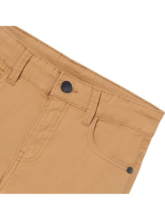 Șort/Salopetă Copii din Material Textil Maro