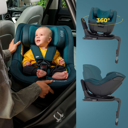 Kinderkraft I-Guard Pro Scaun Auto pentru Copii i-Size cu Isofix Grafit negru