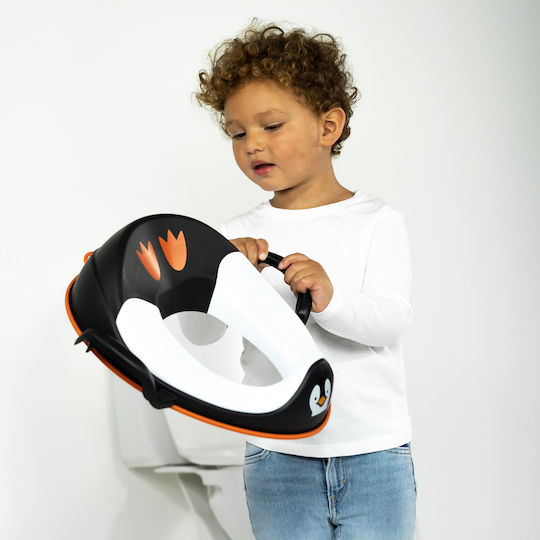 ProBaby Toddler Toilet Seat Little Trainer Seat with Handles Black