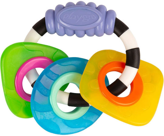 Playgro Teething Rattle made of Silicone for 3 m+ 1pcs