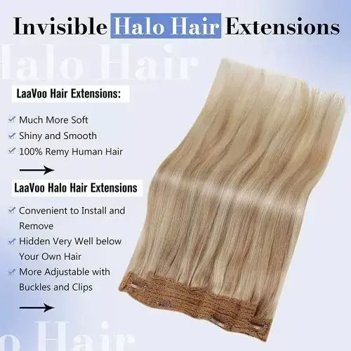 Sticker Extension in Blonde Color 40cm Laavoo