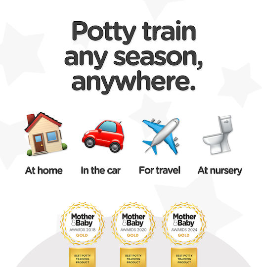 My Carry Potty Portable Potties Cow White up to 50kg