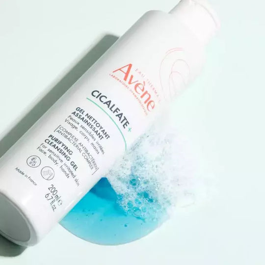 Eau Thermale Avène Cicalfate Purifying Gel Cleansing Face 200ml