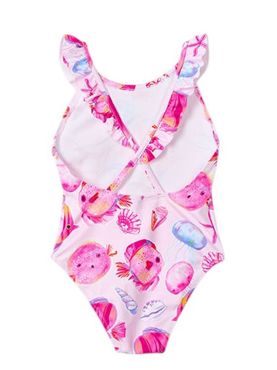 Mayoral Kids Swimwear One-Piece Fuchsia