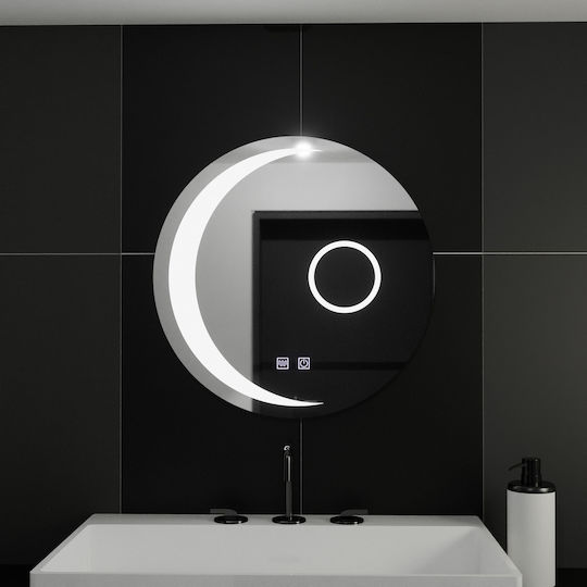 Alista Home Rund LED Berührung Badezimmerspiegel 60x60cm Transparent Alista Home Rund LED Berührung Badezimmerspiegel 60x60cm Transparent