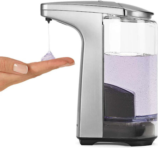 Simplehuman Metallischer Spender mit Automatischem Dispenser Silber 237ml