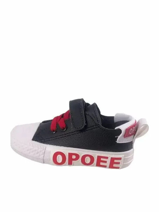 Adidași Copii Cu Închidere Hoop & Loop Negri