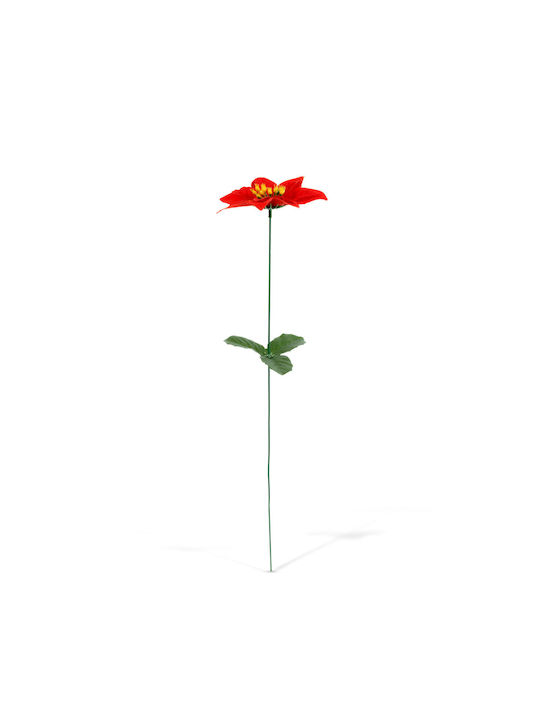 Decoratiune Floare Artificială Floare De Crăciun Poinsettia 50 Cm