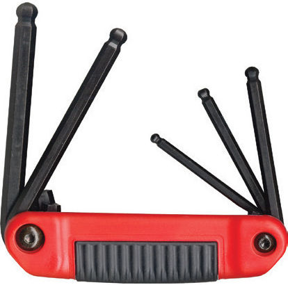 Set Hexagonal Socket Wrenches Ball End Folding Type