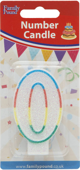 Cake Candle "number 0" Model