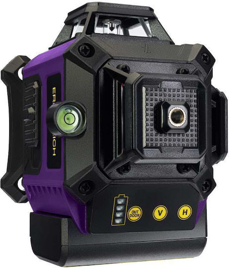 Ermenrich LN35 PRO Самонивелиращо Линейно Лазерен нивелир Зелен лъч 3.7V с Работен обхват 30м