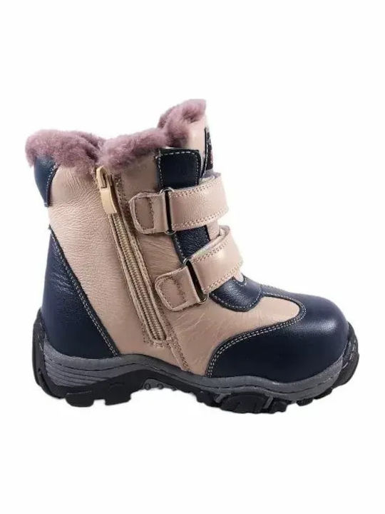 Lederne Kinderstiefel Blau