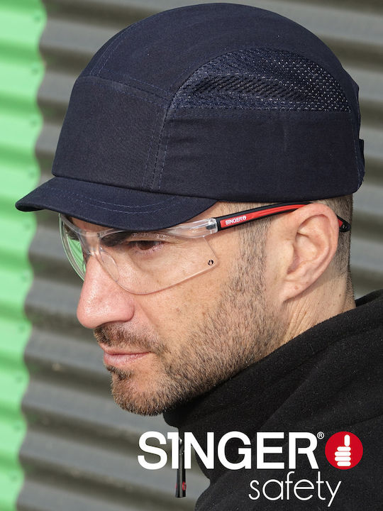 Singer Safety Καπέλο Εργασίας Ασφαλείας Μπλε HG916B