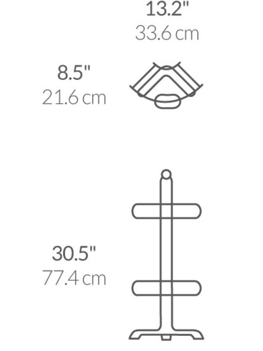 Simplehuman Colțar Rafturi de baie Raft Baie Metal