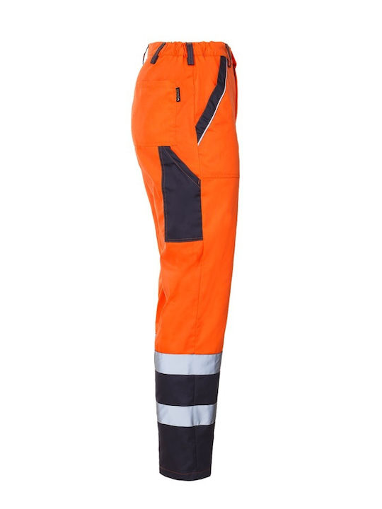 Stenso Collins Reflectorizant Pantaloni de Lucru Portocaliu