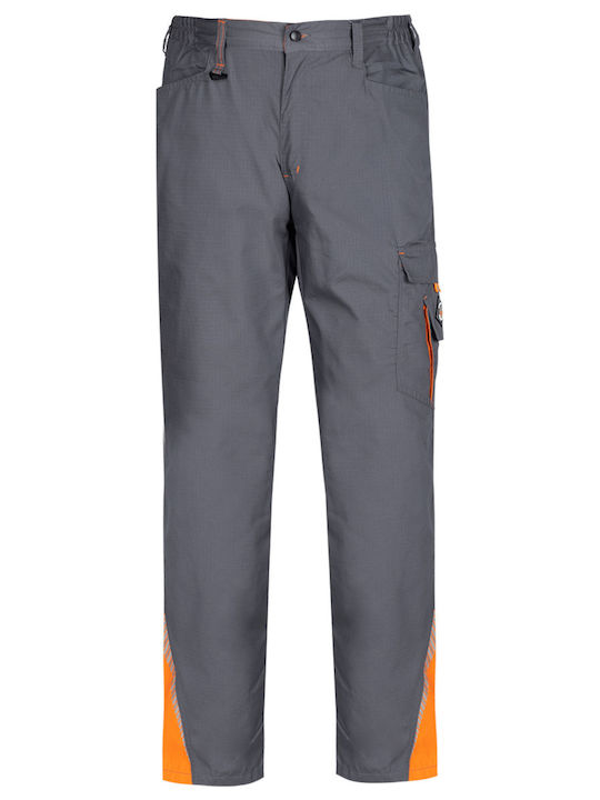 Stenso Prisma Summer Reflective Work Trousers Gray