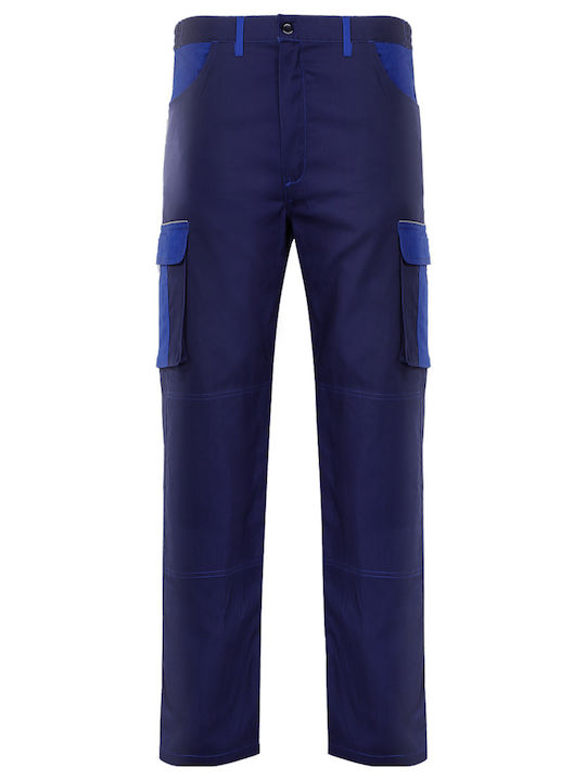 Stenso Asimo Reflektierend Arbeitshose Blau aus Baumwolle