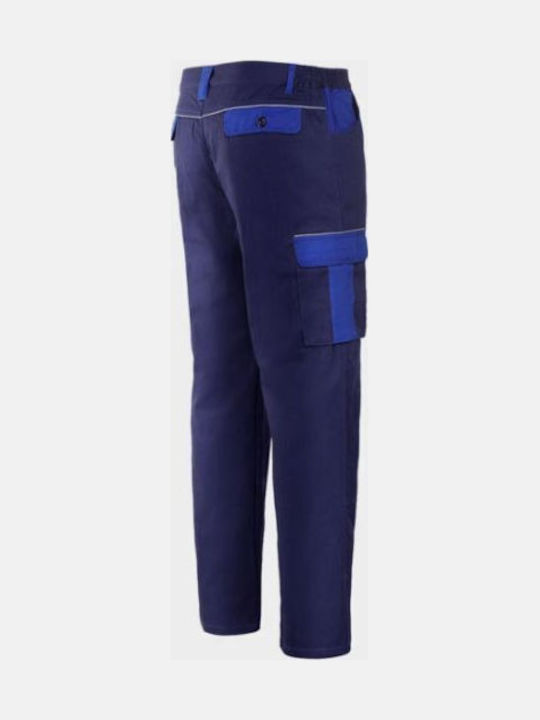 Stenso Asimo Reflektierend Arbeitshose Blau aus Baumwolle
