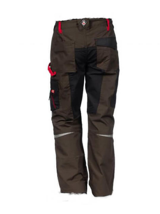 Stenso Prisma Reflective Work Trousers Brown