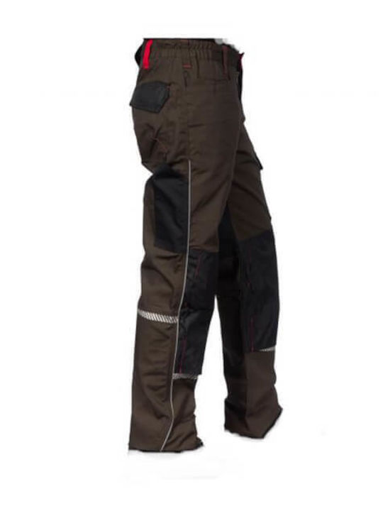 Stenso Prisma Reflective Work Trousers Brown