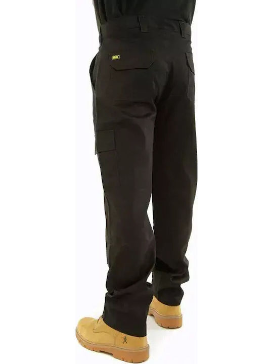 MIG Work Trousers Black made of Cotton