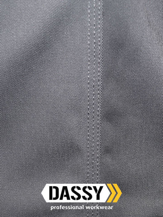 Dassy Workwear Bari Cement Работен Бермуда Сива
