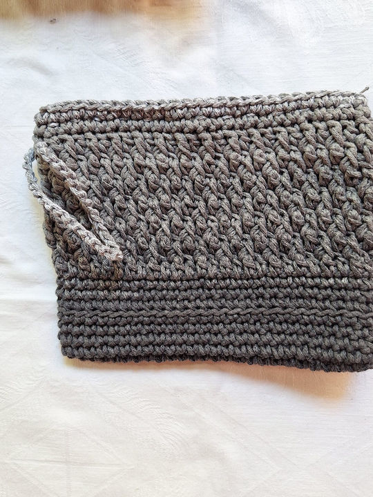 Wrist Bag-Toiletry Bag Shades Of Olive Brown